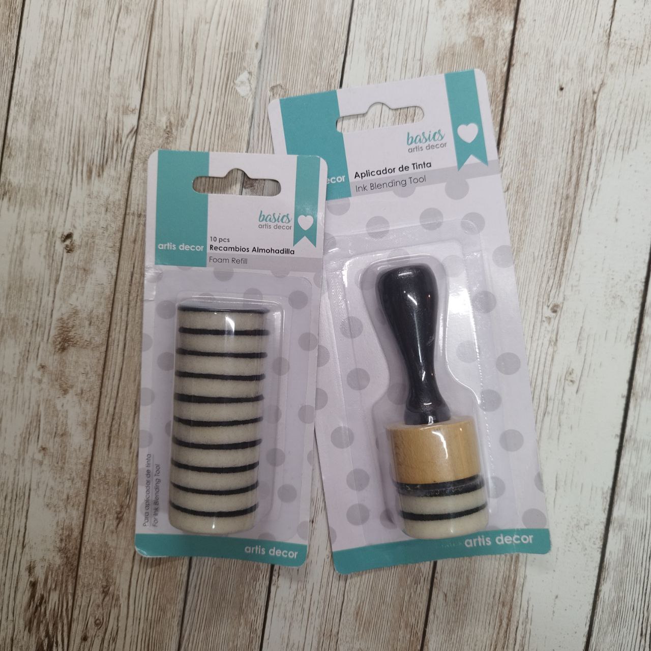 Aplicador de tinta y recambio