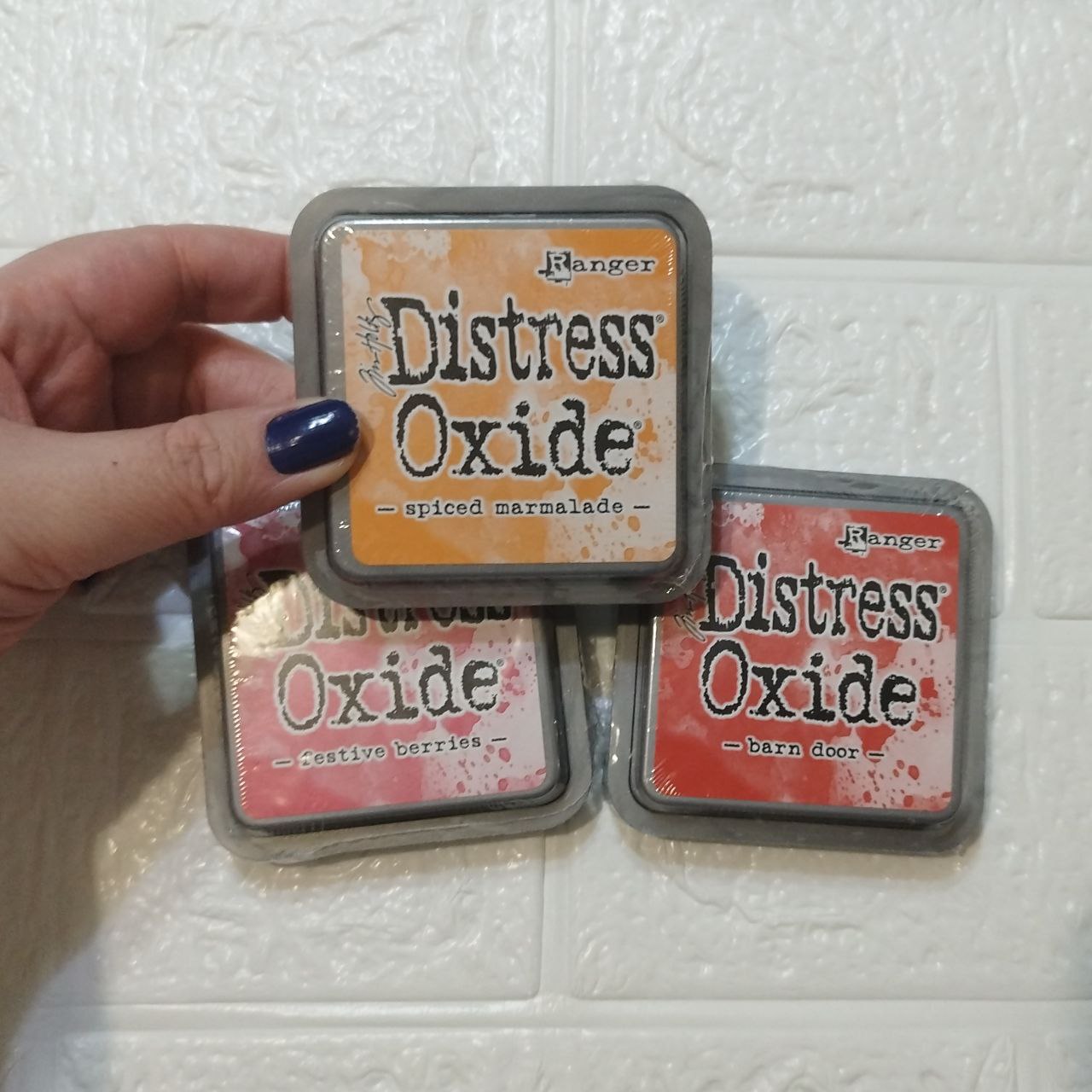 Distress Oxide pack naranja y rojos