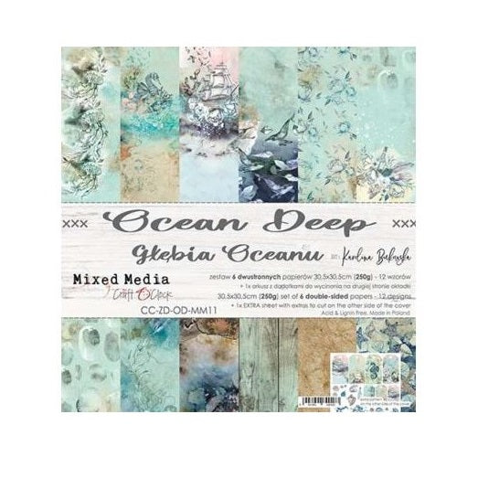 Ocean deep papeles scrap Craft o clock