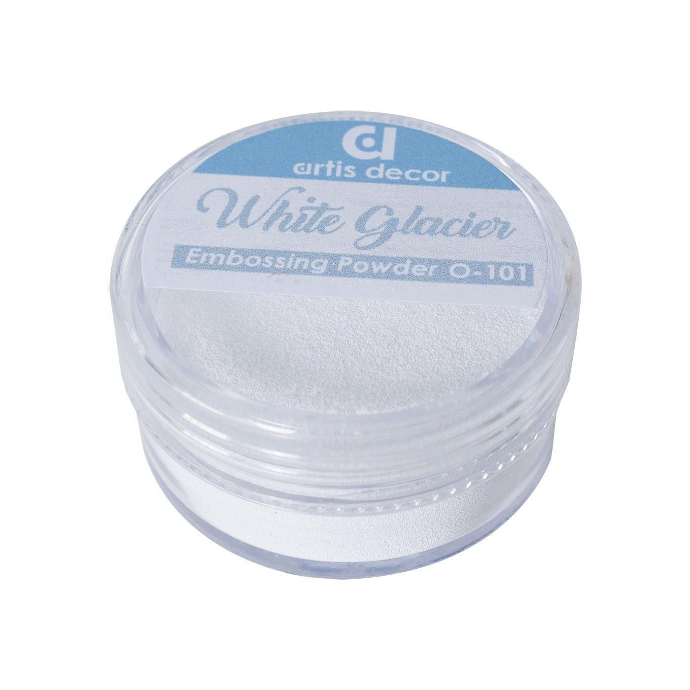 Polvos de embossing blanco White glacier