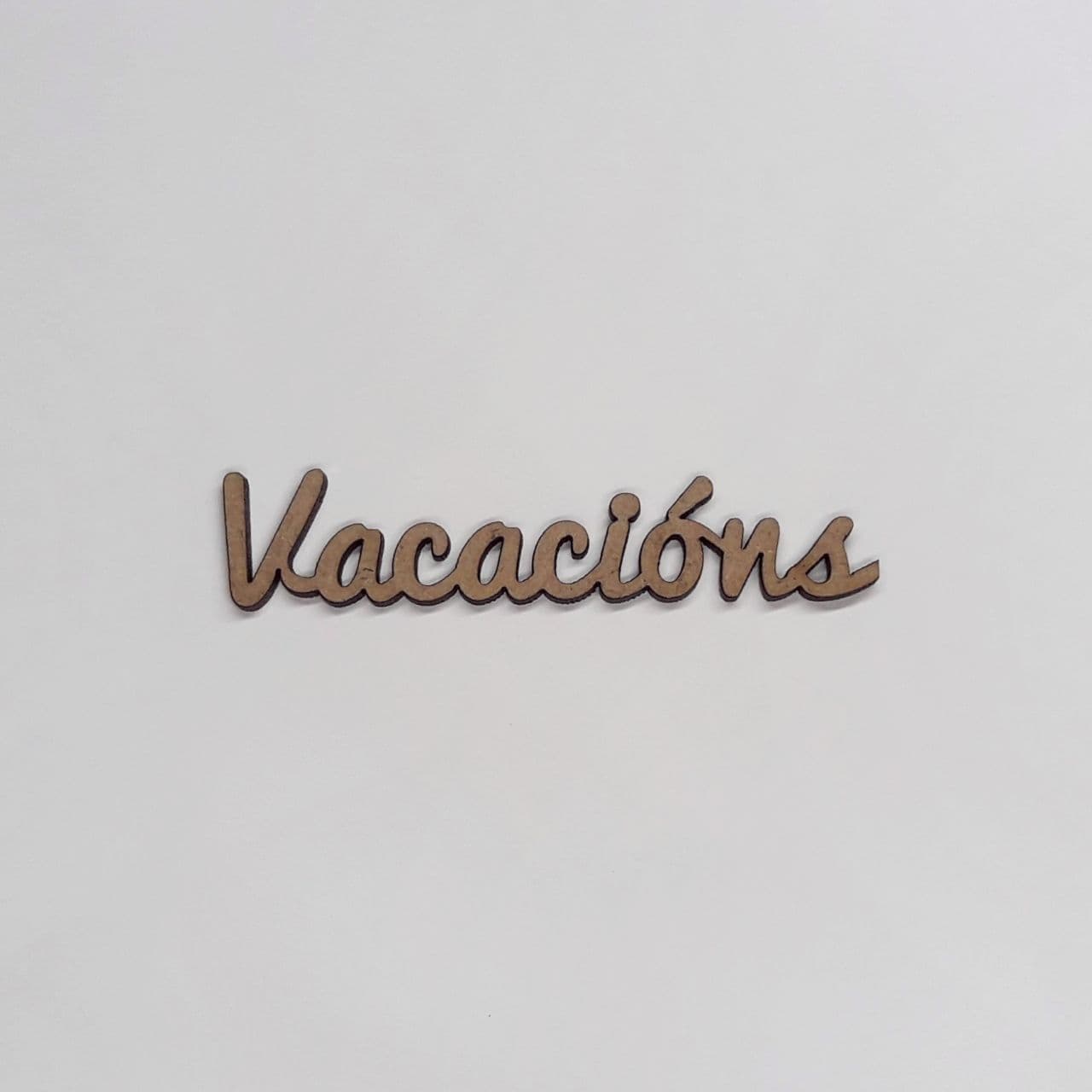 Maderita palabra Vacacións