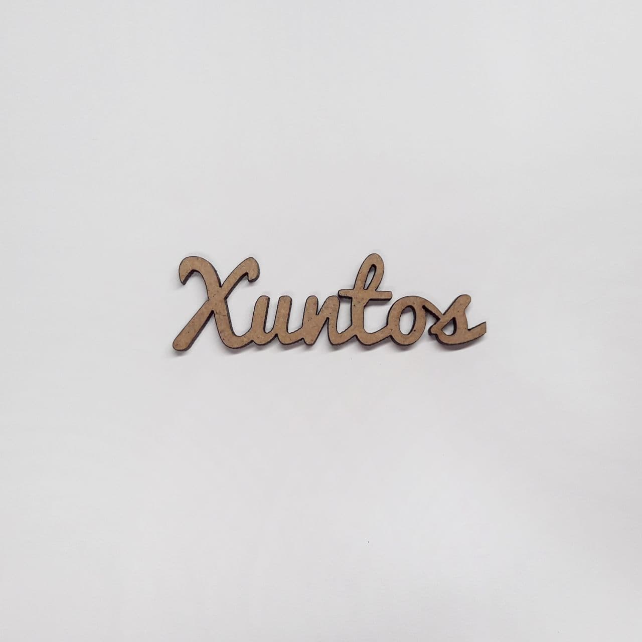 Maderita palabra Xuntos