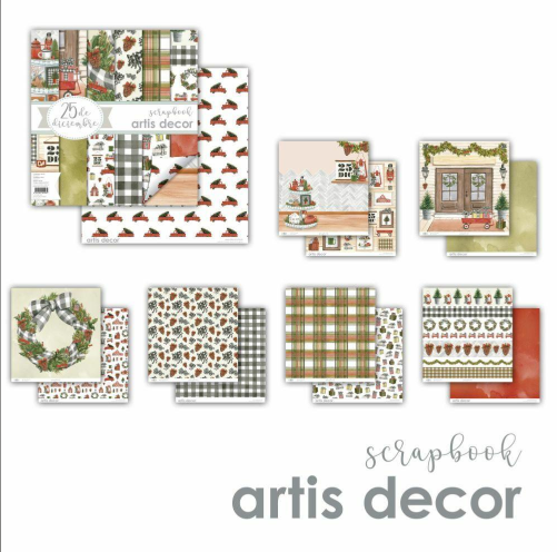 Kit de scrapbooking 25 de Diciembre de Artis Decor
