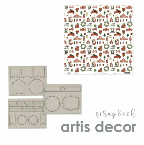 Kit de scrapbooking 25 de Diciembre de Artis Decor