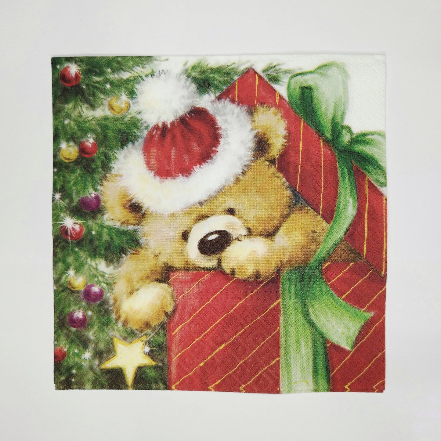 Servilleta regalo osito