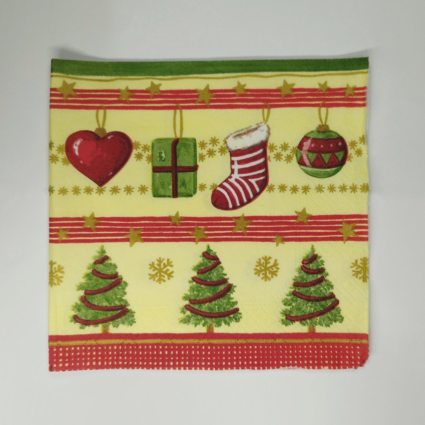 Servilleta árboles y adornos