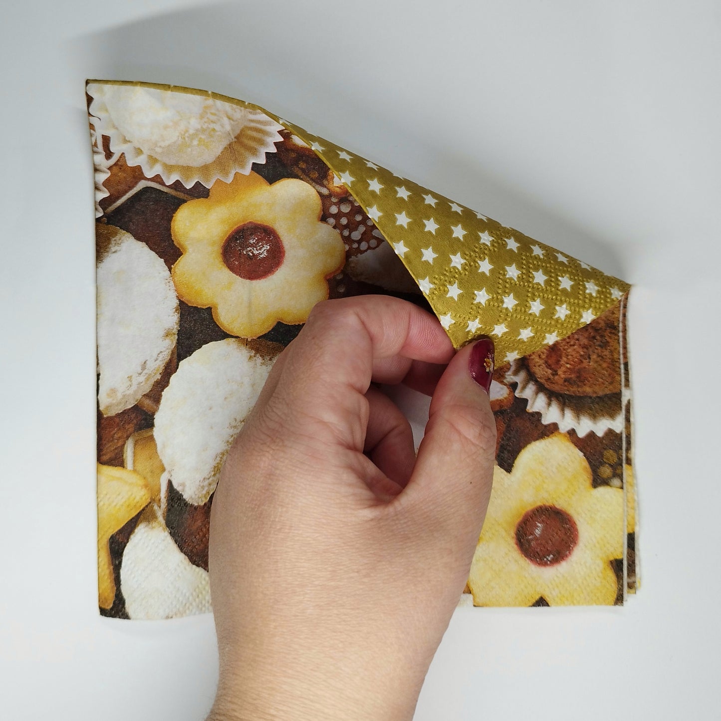 Servilleta pastas de té