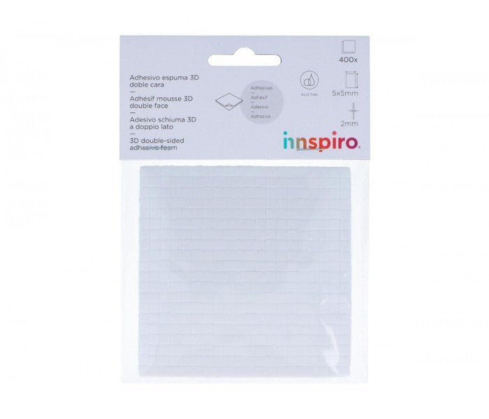 Adhesivo espuma 3D cuadrados