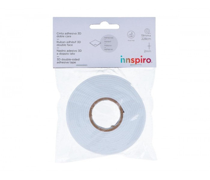 Cinta doble cara 3D rollo
