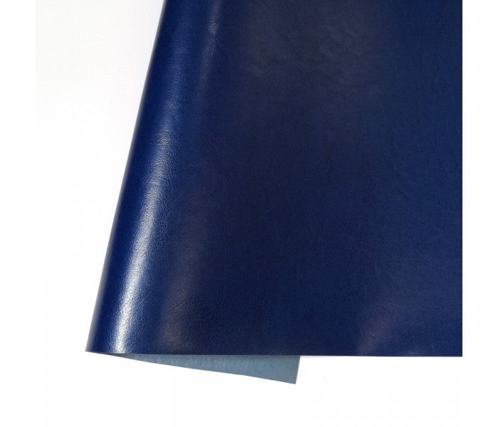 Ecopiel azul marino satinada