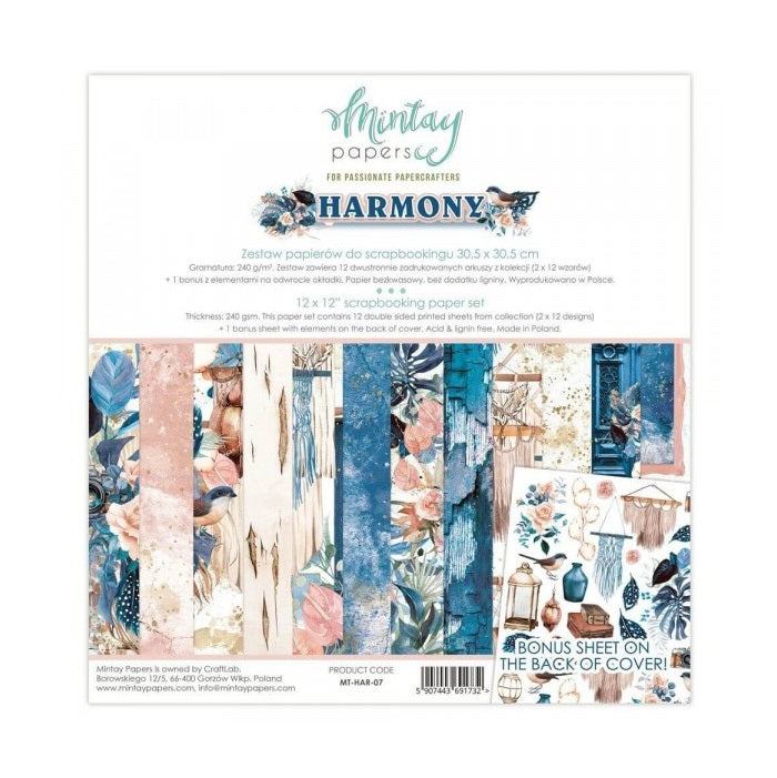 Harmony papel scrap Mintay