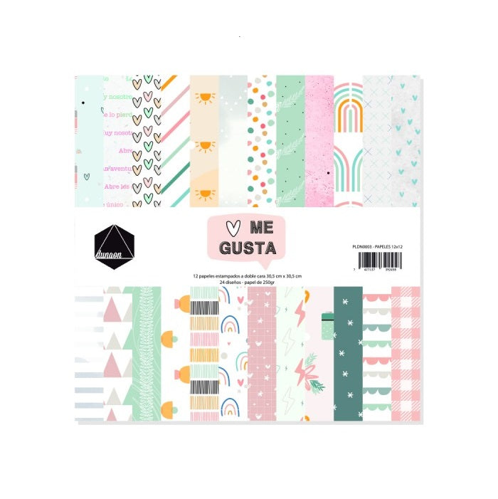 Me gusta Dunaon papel scrap 24h doble cara