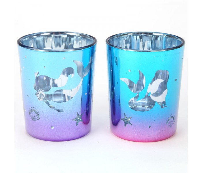 Set 2 portavelas sirena