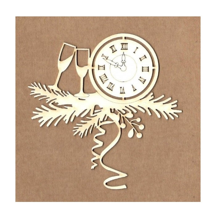 Maderita reloj campanadas