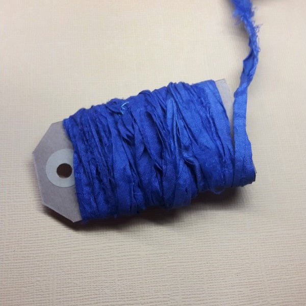 Sari azul eléctrico 1m