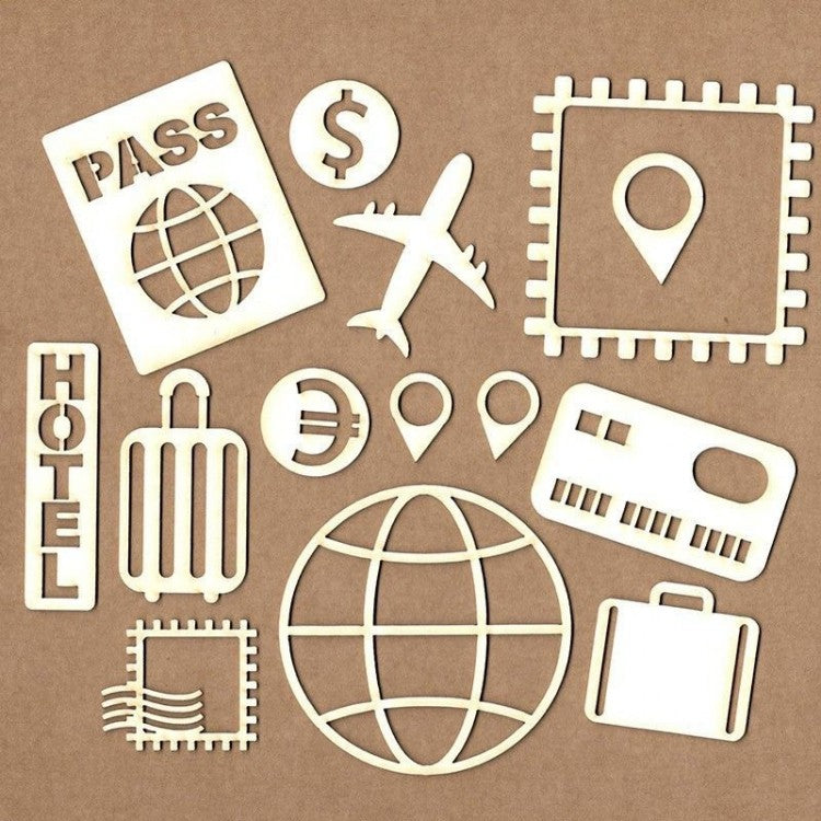 Set de viaje maderitas