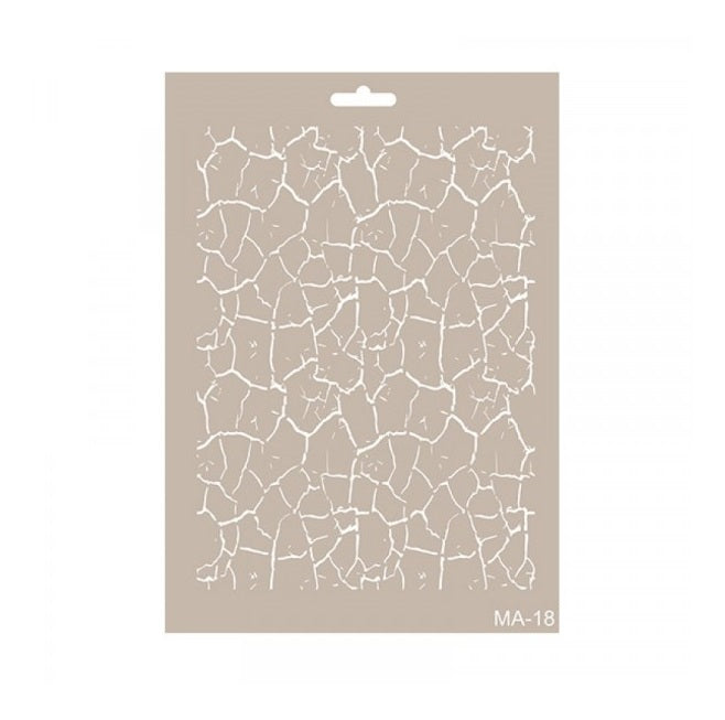 Stencil craquelado Cadence