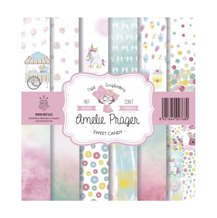 Sweet Candy papeles de scrap de Amelie