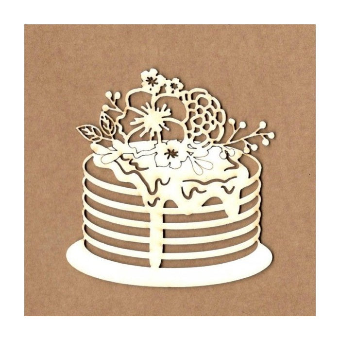 Tarta flores maderita