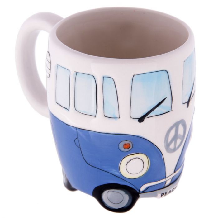 Taza caravana azul