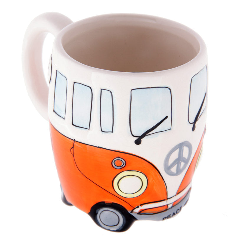 Taza caravana naranja