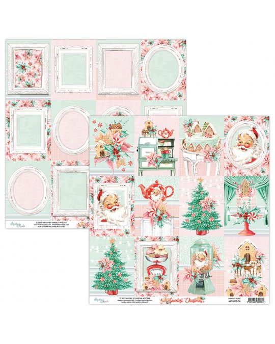 The sweetest christmas papel scrap 30x30 Mintay