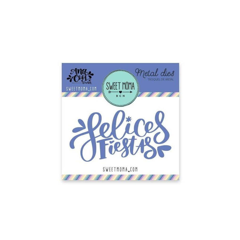 Troquel Felices fiestas de Sweet Moma