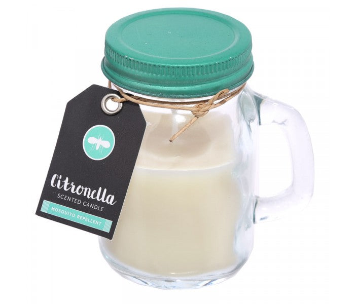 Vela de citronella en jarra
