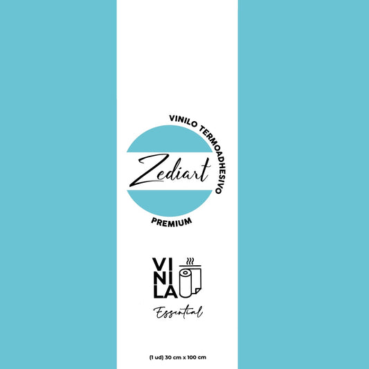 Vinilo termoadhesivo pastel Caribbean sea