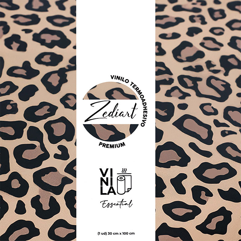 Vinilo textil estampado leopardo