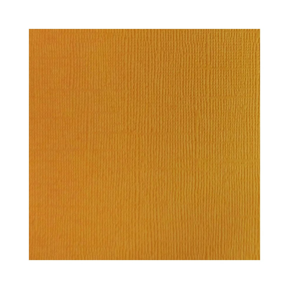 Cartulina textura lienzo naranja básico 30x30 cm 216gr