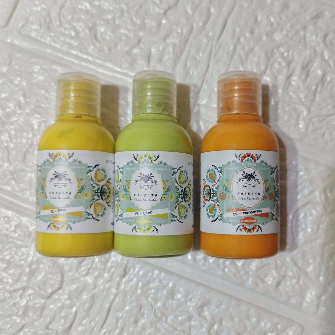Chalk piña, lima y mandarina de Fridita