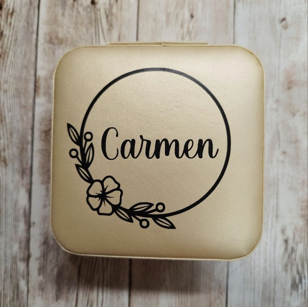 Joyero personalizado con nombre