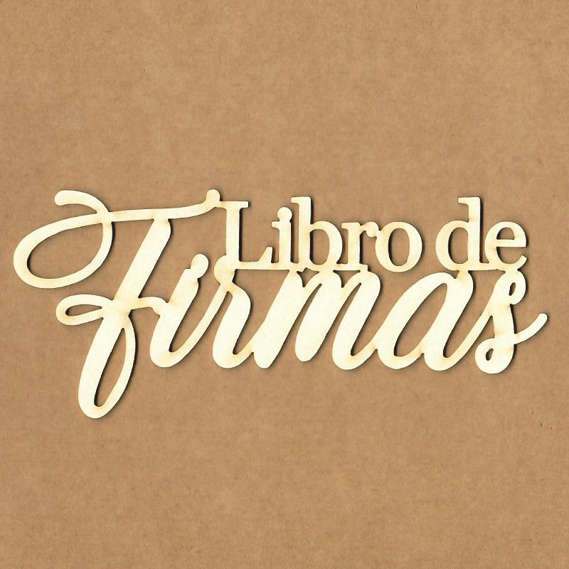 Maderita Libro de firmas