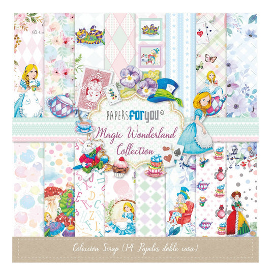 Magic Wonderland colección papel scrap Papers for you