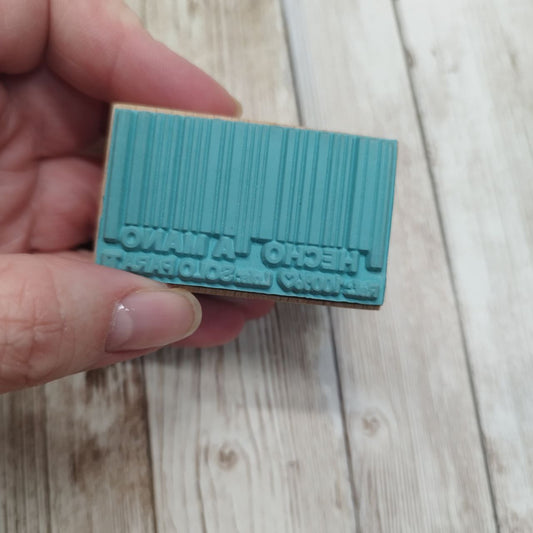 Sello texto Hecho a mano