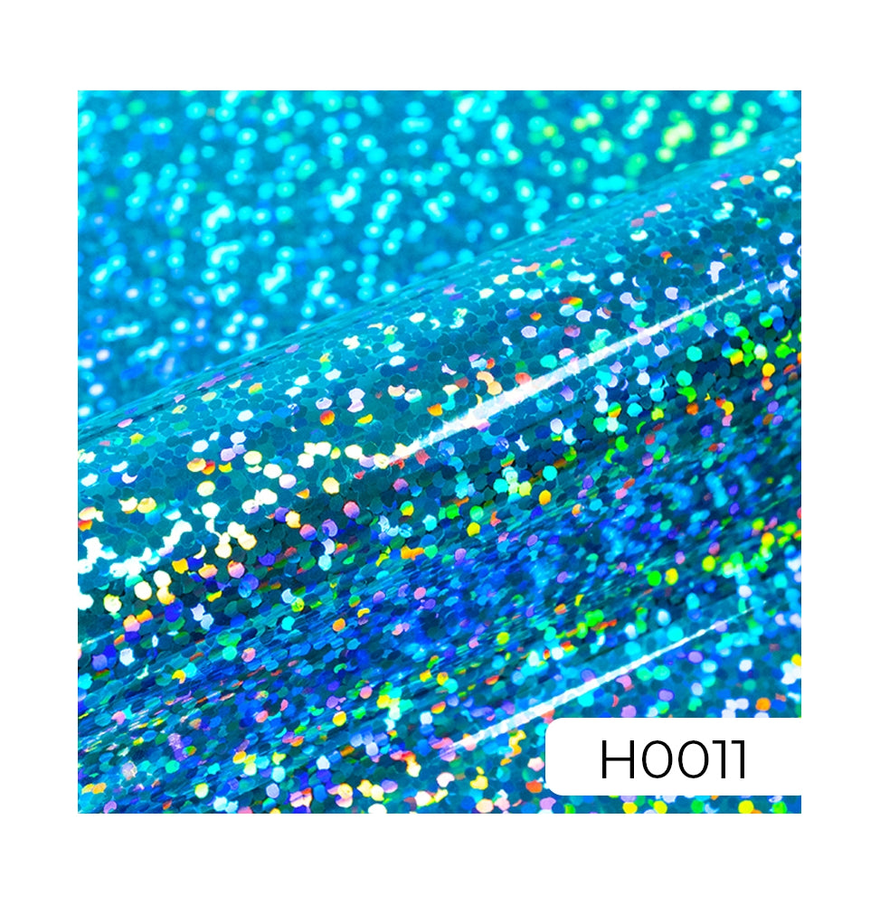 Vinilo textil Siser Holográfico hoja A4 Aqua H0011