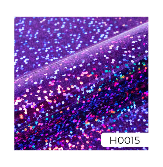 Vinilo textil Siser Holográfico hoja A4 Morado H0015