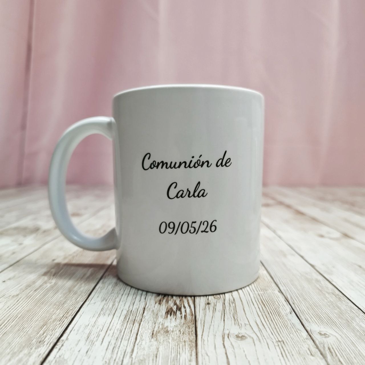 Taza comunión niña personalizada