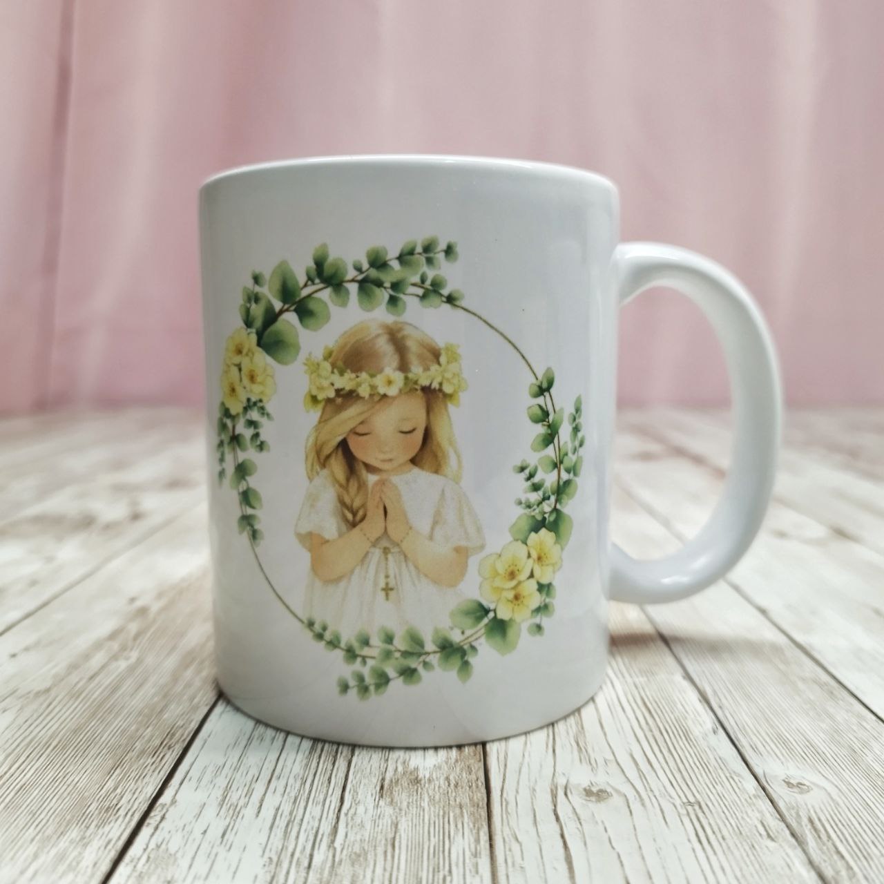 Taza comunión niña personalizada