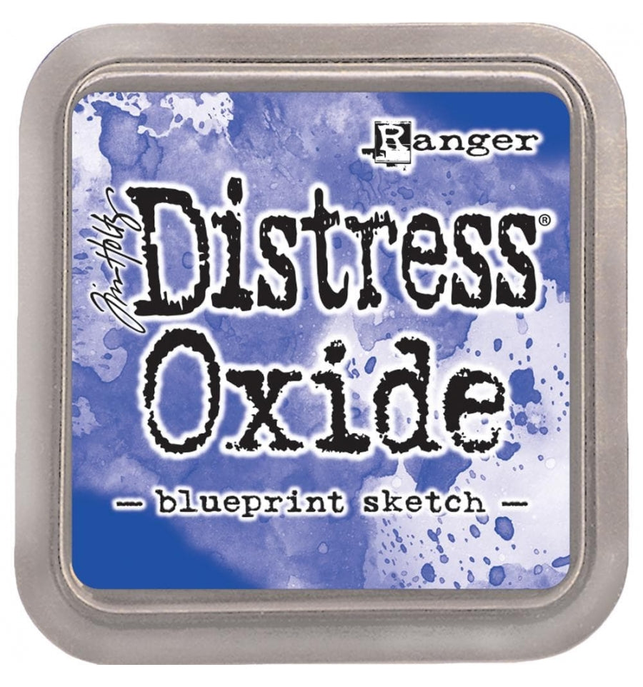 Tinta Distress oxide Blueprint sketch
