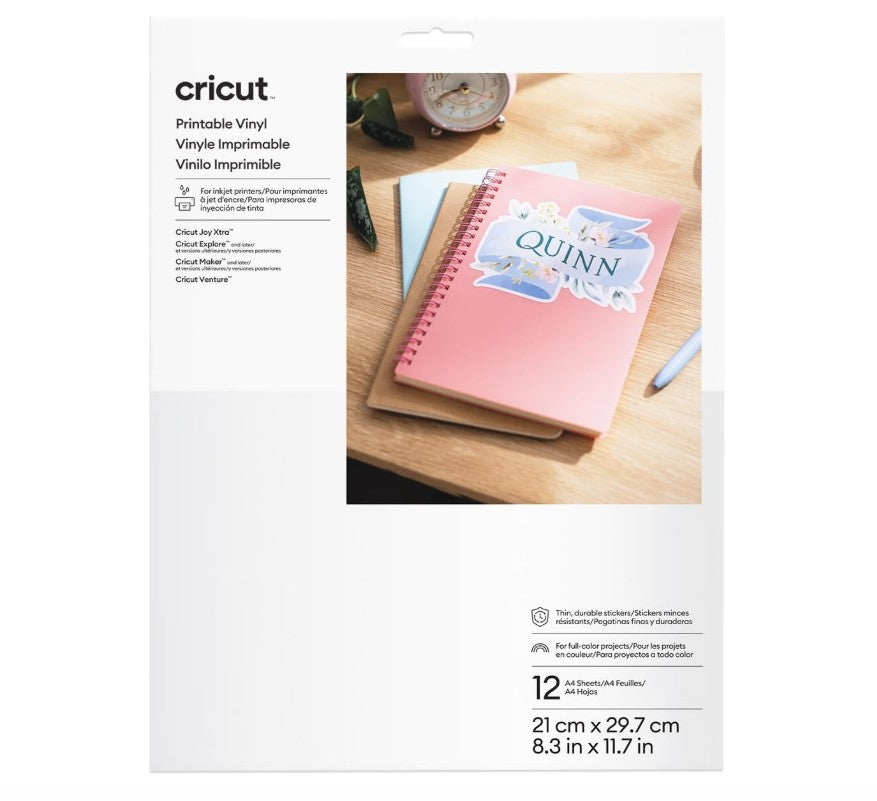 Vinilo imprimible A4 Cricut
