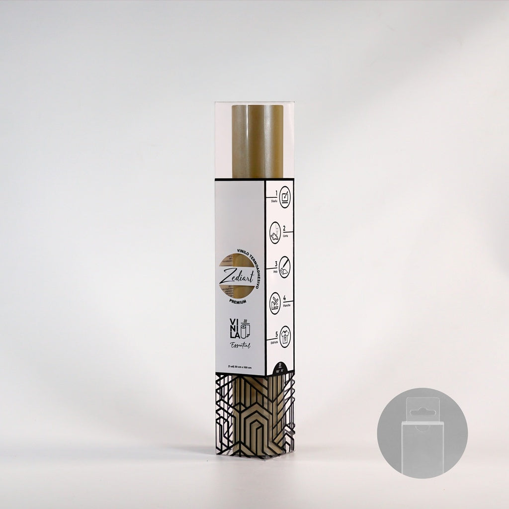 Vinilo termoadhesivo metalizado Brilliant sand