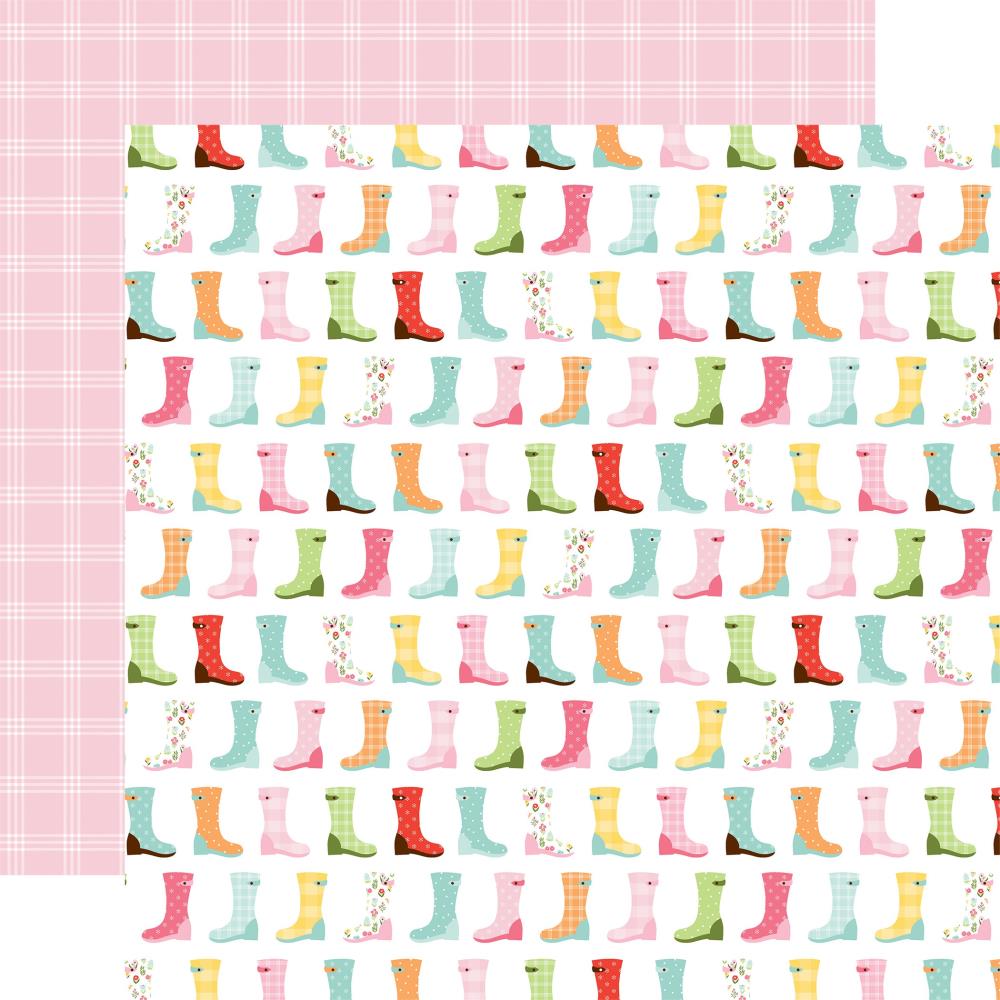 Kit Welcome spring papeles scrap + pegatinas