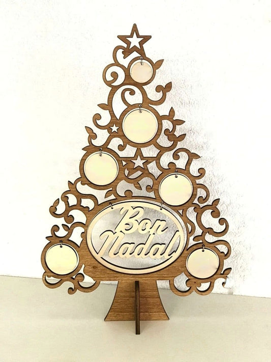 Arbol Navidad personalizado mod. NAVIDAD SIN GRABAR