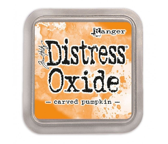 Tinta Distress Oxide Carved pumpkin