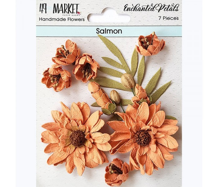 Flores Enchanted petals Salmon de 49Market