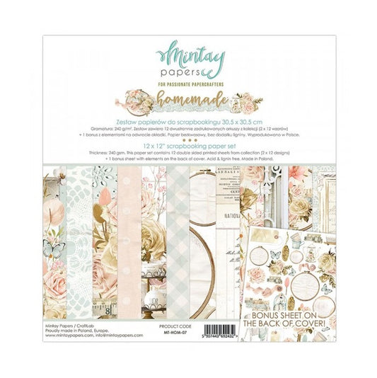 Homemade papel scrap Mintay