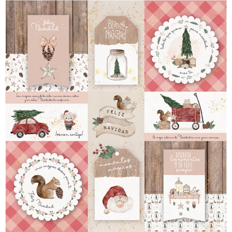 Set papeles Navidad