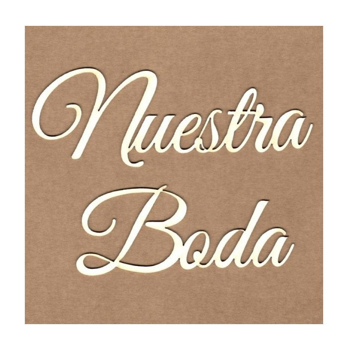 Nuestra boda maderita